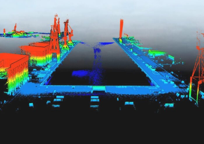 Mapa digital del astillero de Navantia