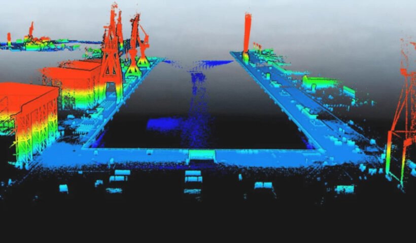 Mapa digital del astillero de Navantia