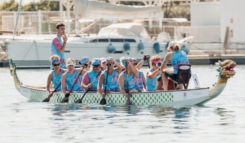 Equipo de dragon boat (Eladio J. Collado)